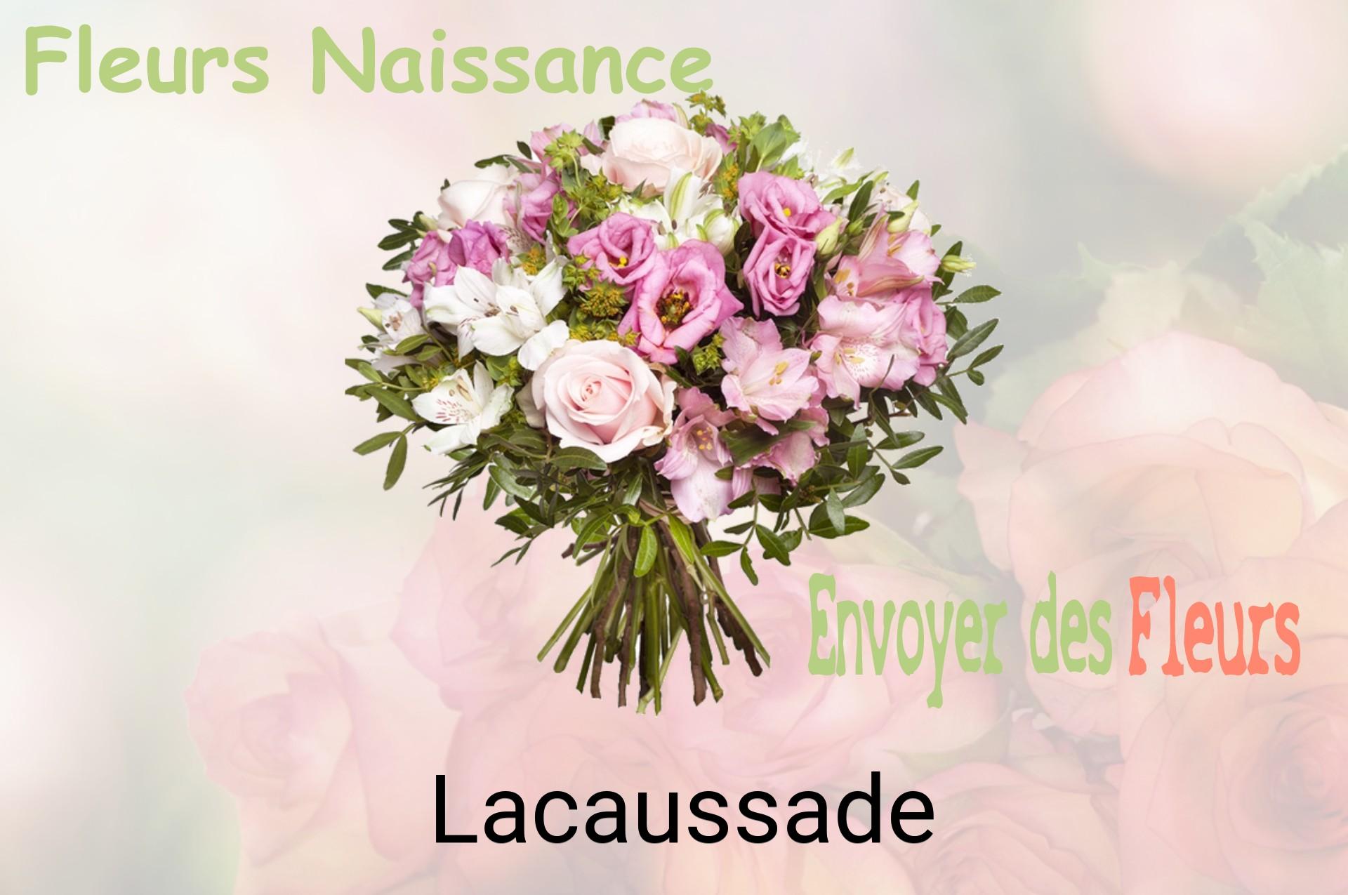 Bouquet de fleurs de naissance livré à Lacaussade